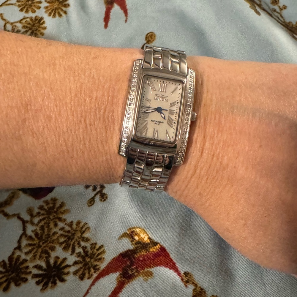 Ladies Invicta Watch Swiss Movement #3667  Stainless Steel Water Resistant Watch